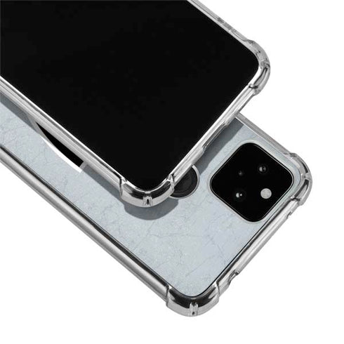 NFL Las Vegas Raiders - Alternate Distressed Google Pixel 5 Clear Case